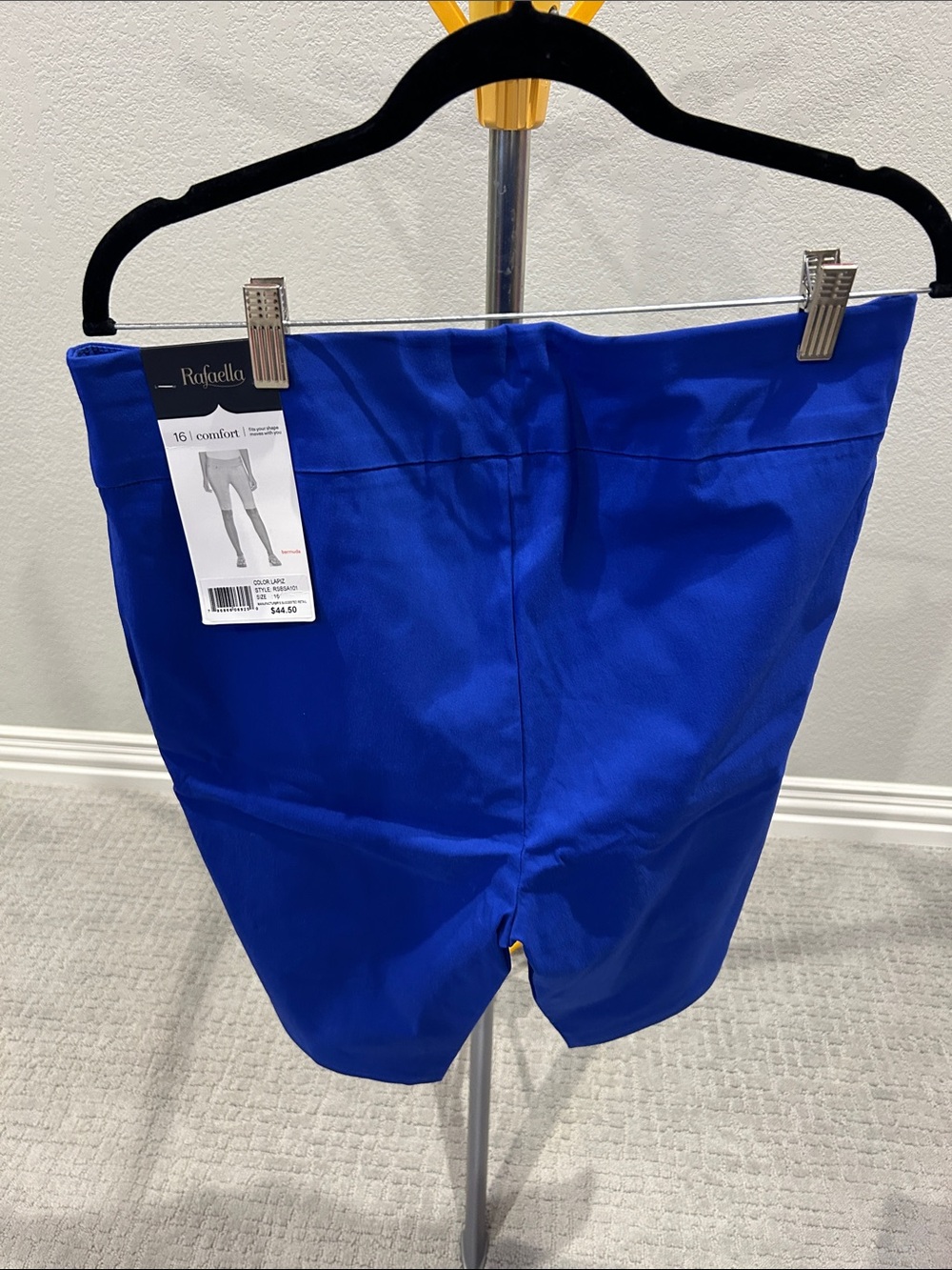 Rafaella Vivid Cobalt Stretch Bermuda Shorts